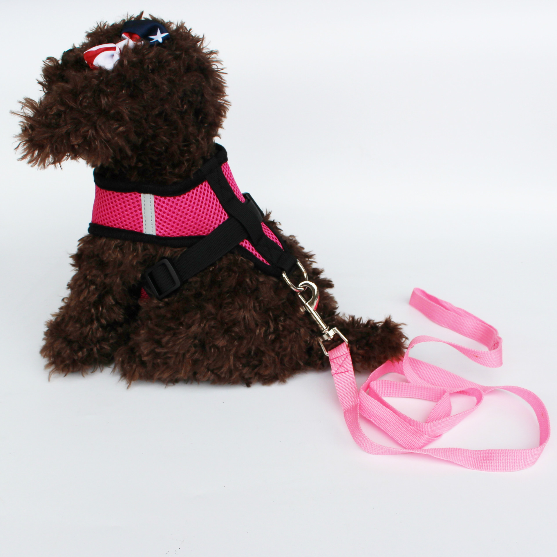 Pet Harness Dogs and Cats Mesh Chest and Back Dog Leash Cat Pulling Rope I-Shaped Vest for Leash Set Pet Harness Dogs and Cats Mesh Chest and Back Dog Leash Cat Pulling Rope I-Shaped Vest for Leash Set
