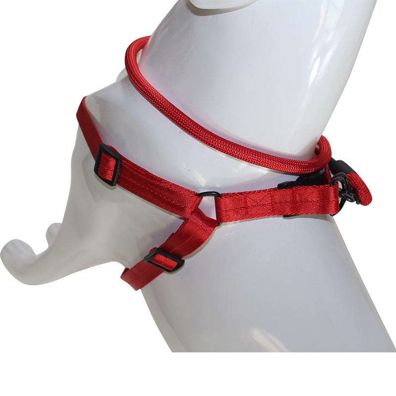 Processing Customized Pet Supplies Hand Holding Rope Dog Chest and Back Nylon Dog Rope Amazon Pet Collar Processing Customized Pet Supplies Hand Holding Rope Dog Chest and Back Nylon Dog Rope Amazon Pet Collar