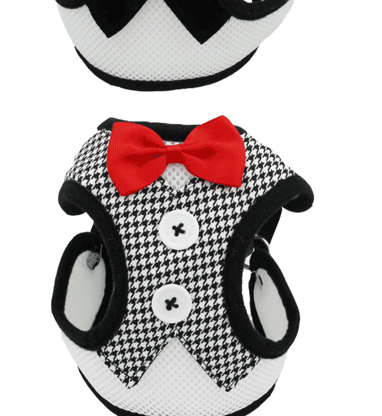 New Dog Hand Holding Rope Pet Bow Dress Chest and Back Leash Set Cat Dog Leash Dog Leash Supplies New Dog Hand Holding Rope Pet Bow Dress Chest and Back Leash Set Cat Dog Leash Dog Leash Supplies