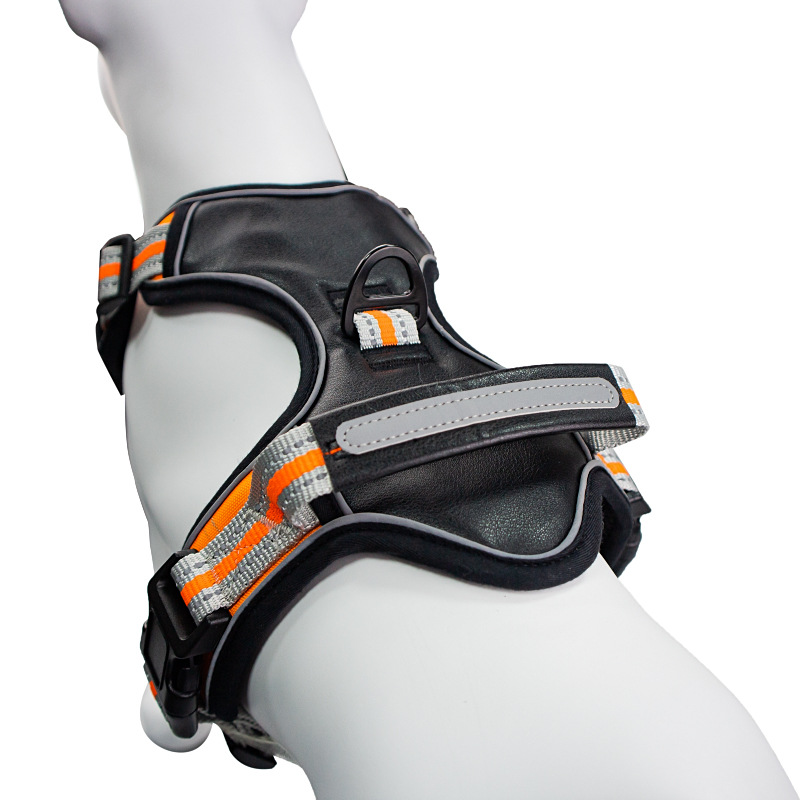 Factory Direct Supply New Reflective Comfortable Dog Breast Strap Cross-Border Amazon Hot Selling Vest Pet's Chest-Back Factory Direct Supply New Reflective Comfortable Dog Breast Strap Cross-Border Amazon Hot Selling Vest Pet's Chest-Back