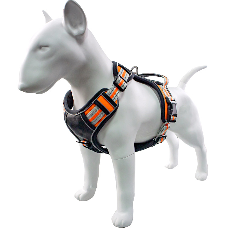 Factory Direct Supply New Reflective Comfortable Dog Breast Strap Cross-Border Amazon Hot Selling Vest Pet's Chest-Back Factory Direct Supply New Reflective Comfortable Dog Breast Strap Cross-Border Amazon Hot Selling Vest Pet's Chest-Back