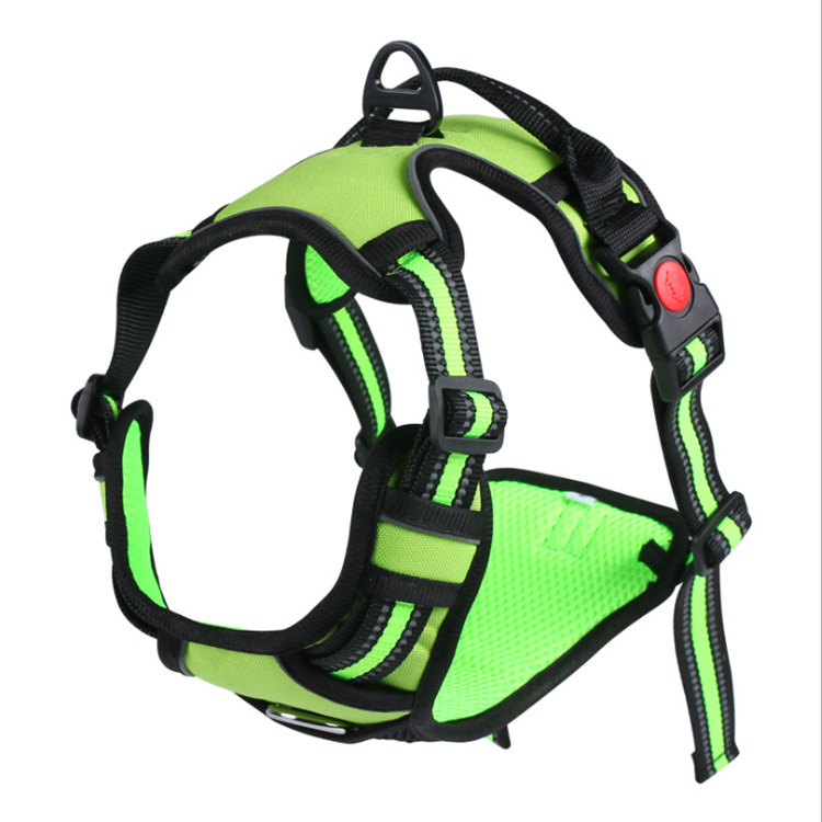Hot Sale Dog Breast Strap Explosion-Proof Pet Hand Holding Rope Dog Vest Reflective Pet&#039;s Chest-Back Factory Direct Sales