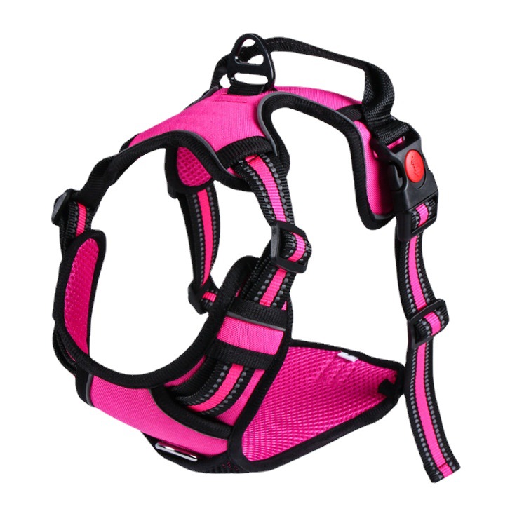 Hot Sale Dog Breast Strap Explosion-Proof Pet Hand Holding Rope Dog Vest Reflective Pet&#039;s Chest-Back Factory Direct Sales