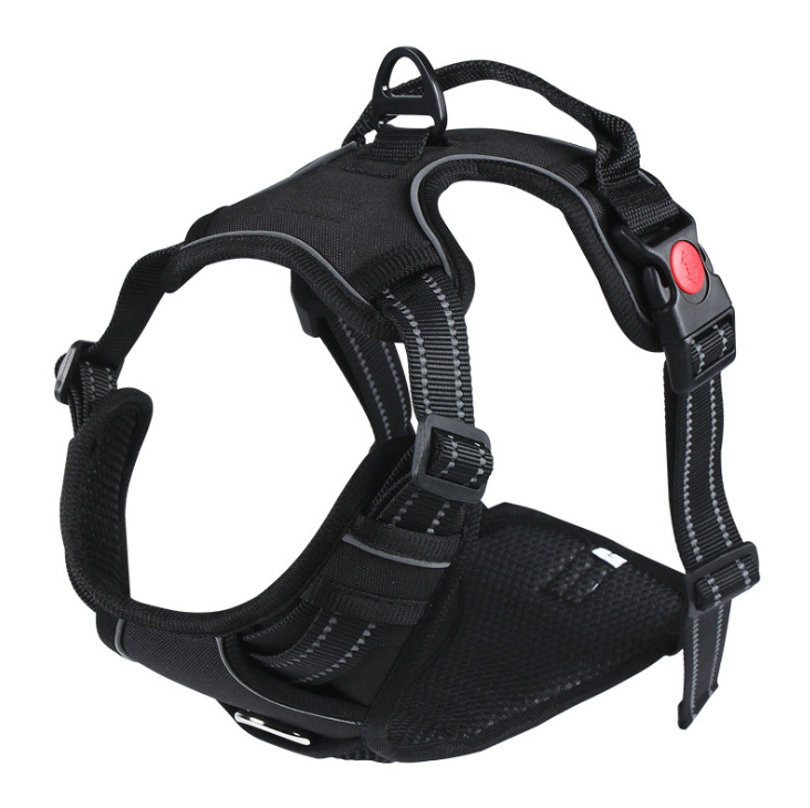 Hot Sale Dog Breast Strap Explosion-Proof Pet Hand Holding Rope Dog Vest Reflective Pet&#039;s Chest-Back Factory Direct Sales