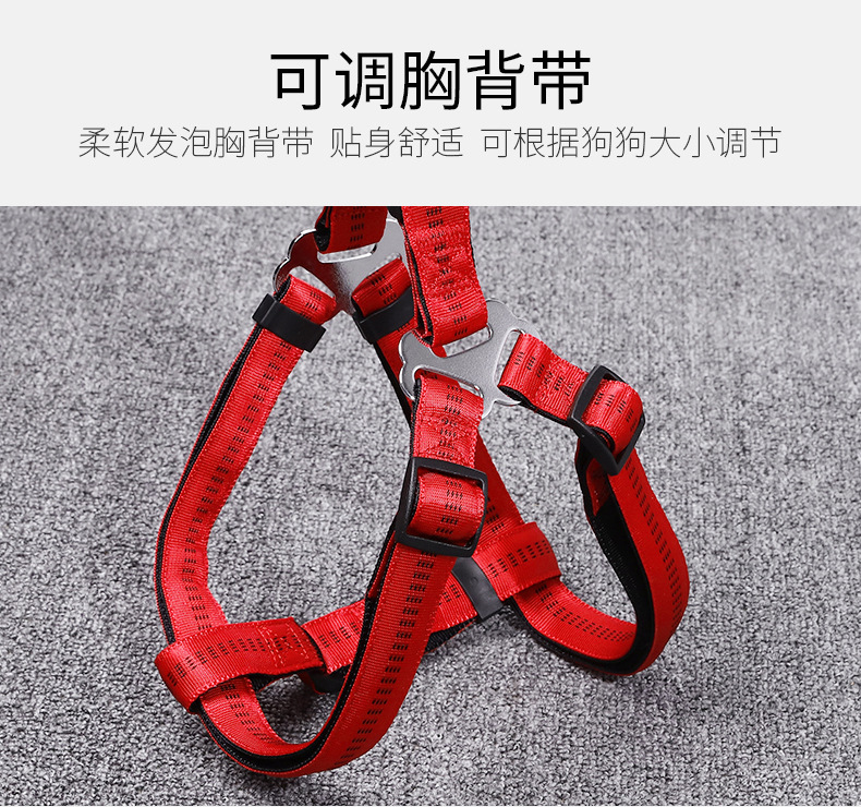 1688 Good Goods Recommended Guangdong Youlaishi Golden Panda Foam Pet Traction Belt H Type Pet's Chest-Back Type Hand Holding Rope 1688 Good Goods Recommended Guangdong Youlaishi Golden Panda Foam Pet Traction Belt H Type Pet's Chest-Back Type Hand Holding Rope
