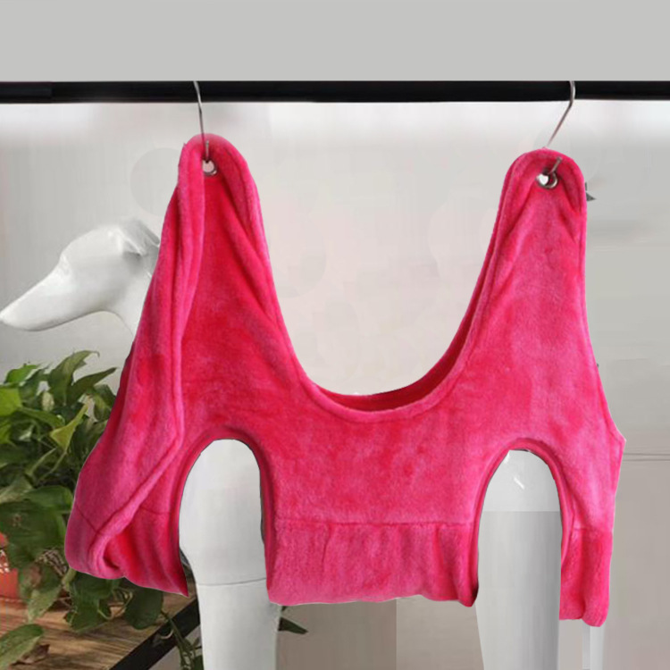 Amazon Pet Supplies New Pet Grooming Clothes Dog Cleaning Trimming Nail Dog Hammock Pet Towel