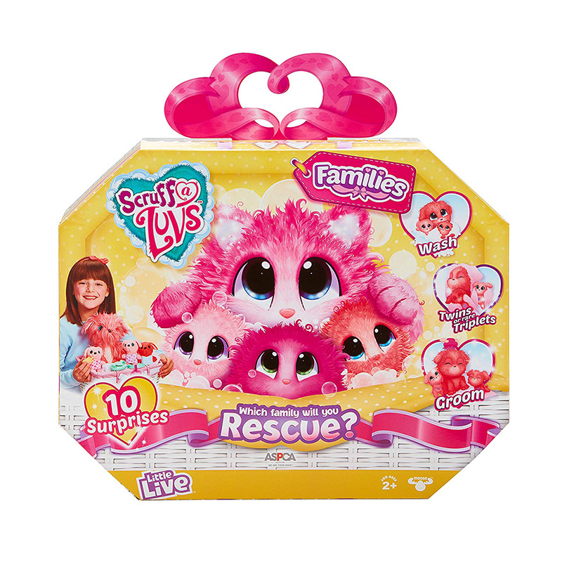 Surprise Cat Bath Dog Blind Box Plush Toy Little Live Sruff-a-Luvs Rescue Pet 45 Generation