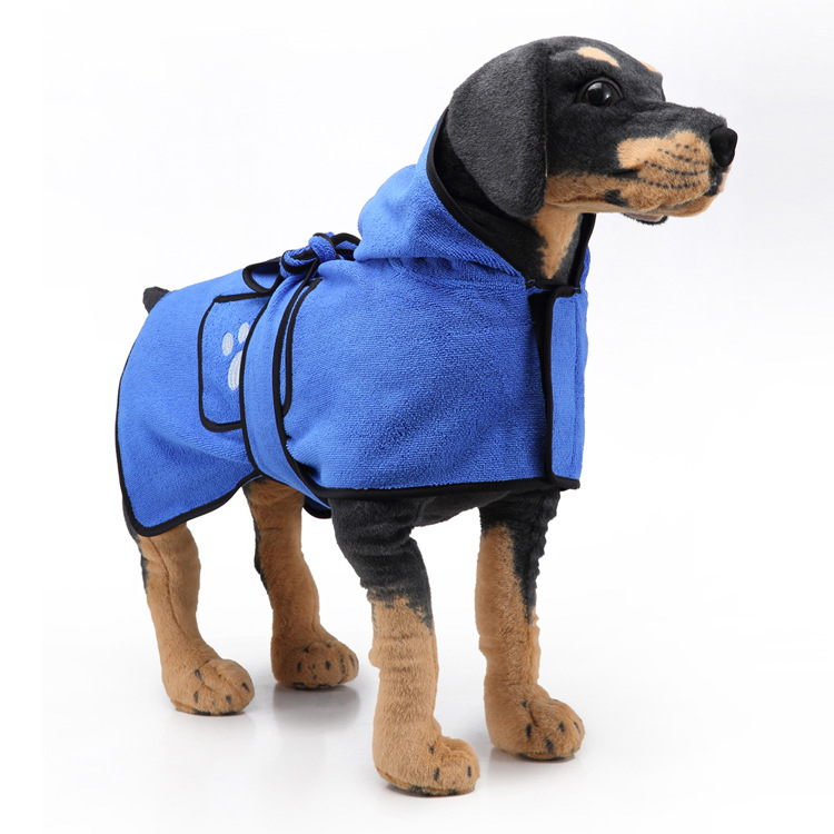 Amazon Hot Strong Absorbent Dog Towel Cat Shower Bath Towel Bathrobe Blanket Dual-Purpose Pet Supplies