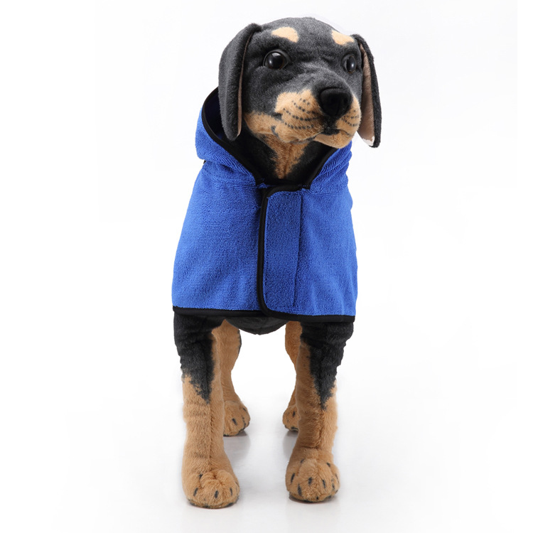 Amazon Hot Strong Absorbent Dog Towel Cat Shower Bath Towel Bathrobe Blanket Dual-Purpose Pet Supplies