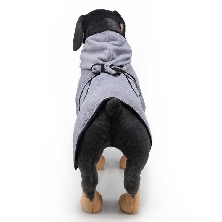 Amazon Hot Strong Absorbent Dog Towel Cat Shower Bath Towel Bathrobe Blanket Dual-Purpose Pet Supplies