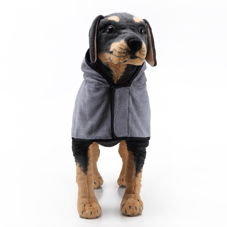 Amazon Hot Strong Absorbent Dog Towel Cat Shower Bath Towel Bathrobe Blanket Dual-Purpose Pet Supplies
