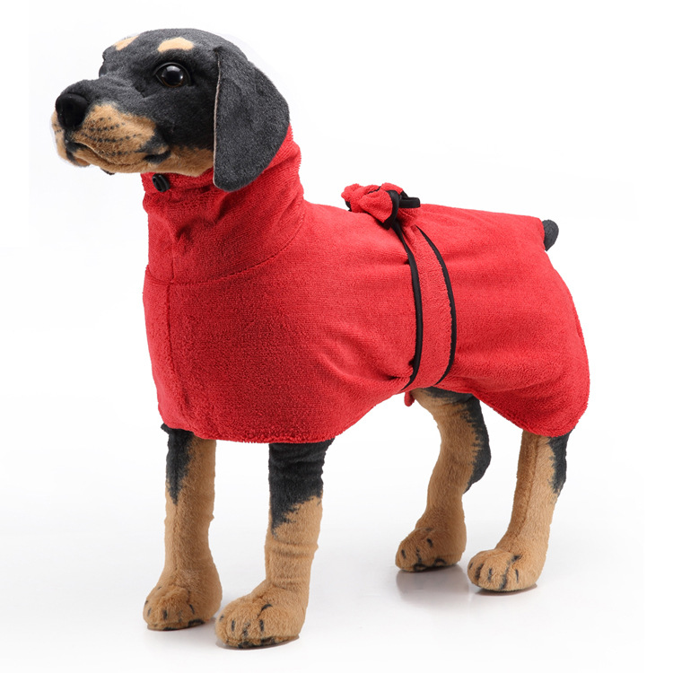 Amazon Hot Strong Absorbent Dog Towel Cat Shower Bath Towel Bathrobe Blanket Dual-Purpose Pet Supplies