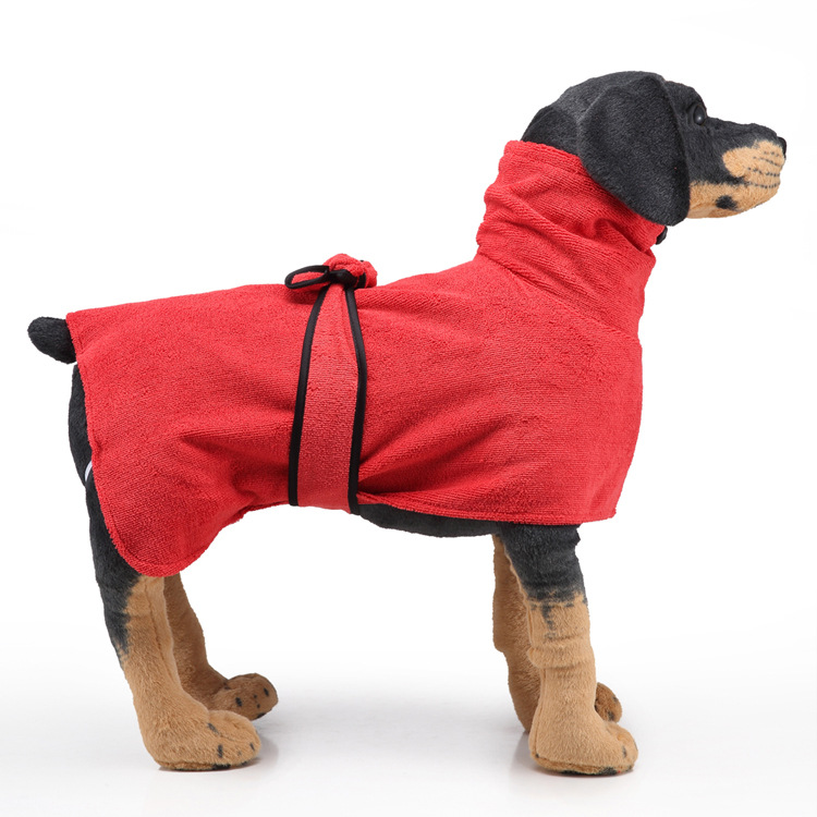 Amazon Hot Strong Absorbent Dog Towel Cat Shower Bath Towel Bathrobe Blanket Dual-Purpose Pet Supplies