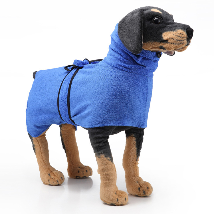 Amazon Hot Strong Absorbent Dog Towel Cat Shower Bath Towel Bathrobe Blanket Dual-Purpose Pet Supplies