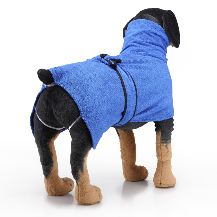 Amazon Hot Strong Absorbent Dog Towel Cat Shower Bath Towel Bathrobe Blanket Dual-Purpose Pet Supplies