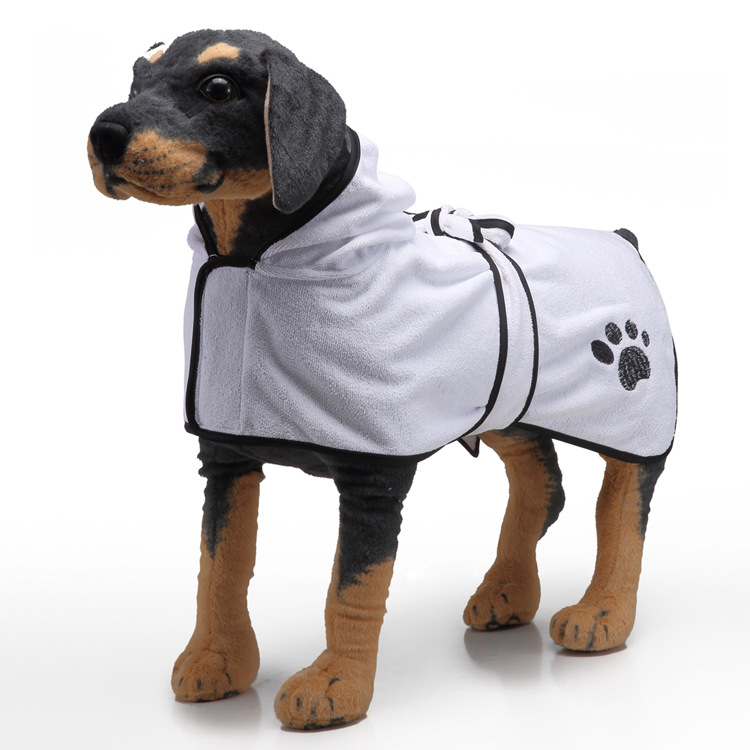 Amazon Hot Strong Absorbent Dog Towel Cat Shower Bath Towel Bathrobe Blanket Dual-Purpose Pet Supplies
