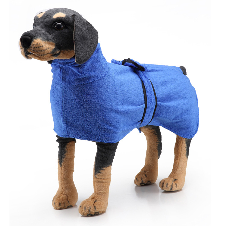 Amazon Hot Strong Absorbent Dog Towel Cat Shower Bath Towel Bathrobe Blanket Dual-Purpose Pet Supplies