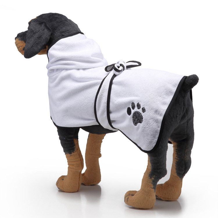 Amazon Hot Strong Absorbent Dog Towel Cat Shower Bath Towel Bathrobe Blanket Dual-Purpose Pet Supplies