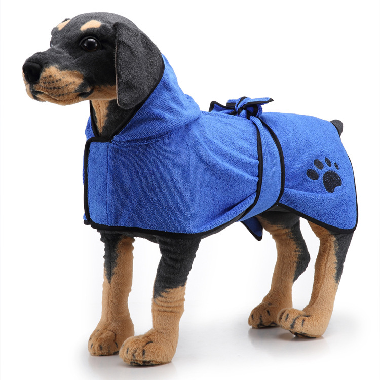 Amazon Hot Strong Absorbent Dog Towel Cat Shower Bath Towel Bathrobe Blanket Dual-Purpose Pet Supplies