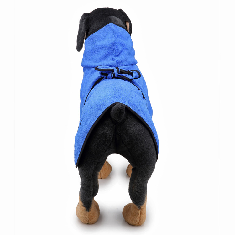 Amazon Hot Strong Absorbent Dog Towel Cat Shower Bath Towel Bathrobe Blanket Dual-Purpose Pet Supplies
