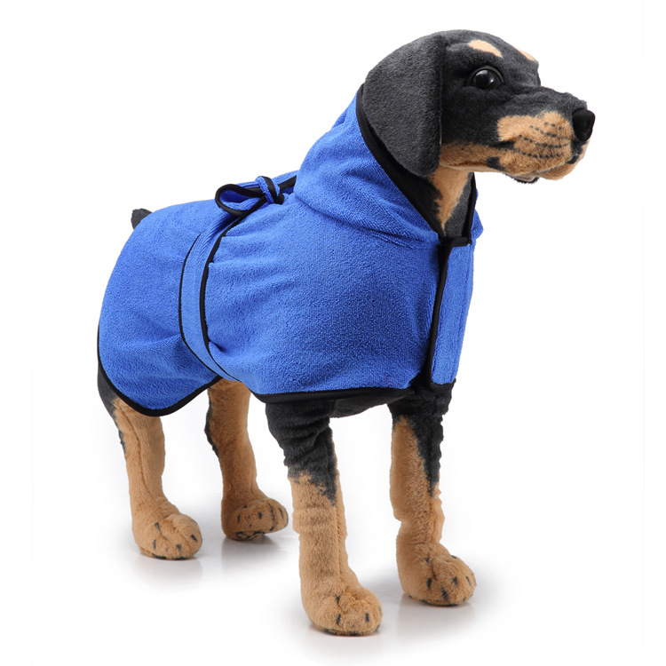 Amazon Hot Strong Absorbent Dog Towel Cat Shower Bath Towel Bathrobe Blanket Dual-Purpose Pet Supplies