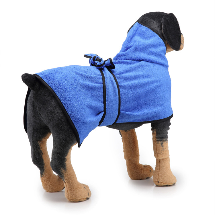 Amazon Hot Strong Absorbent Dog Towel Cat Shower Bath Towel Bathrobe Blanket Dual-Purpose Pet Supplies