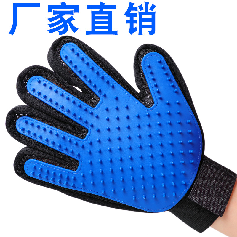  Cat Pet Cleaning Roll Fir Gloves Pet Grooming Gloves for Massage Silicone Dog Bath Massage Brush