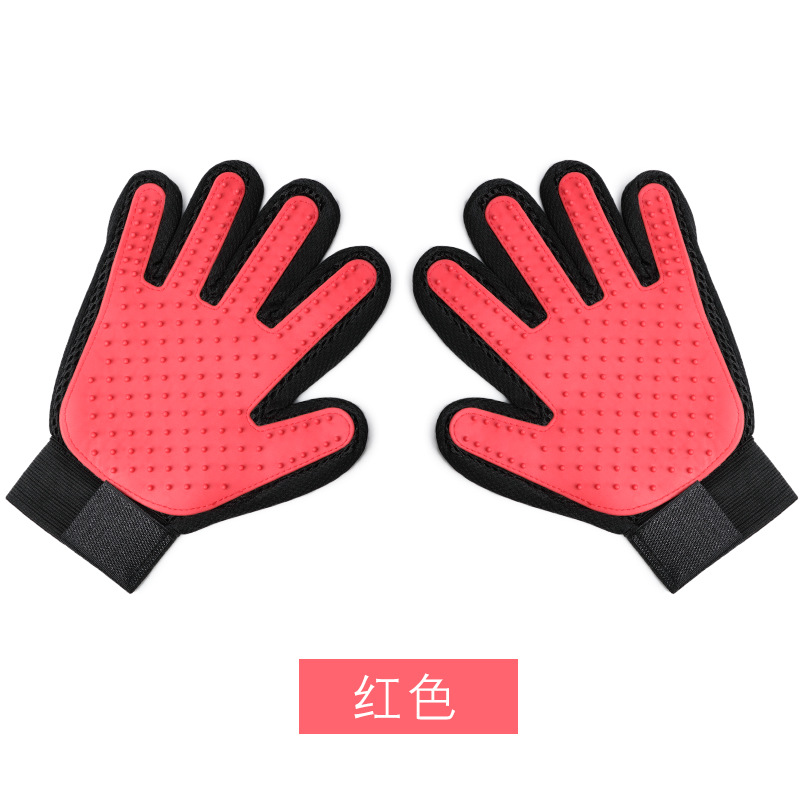  Cat Pet Cleaning Roll Fir Gloves Pet Grooming Gloves for Massage Silicone Dog Bath Massage Brush