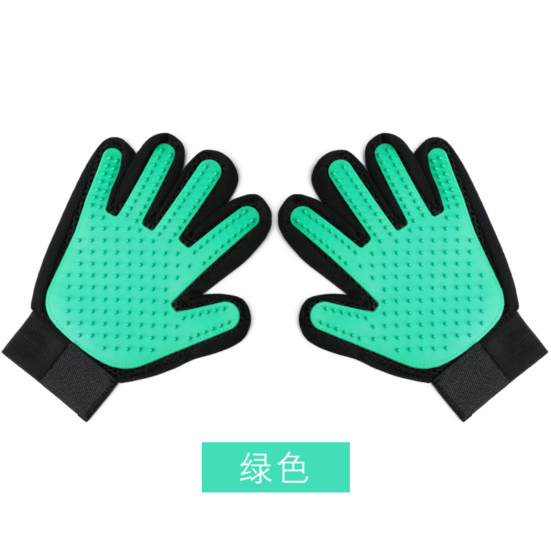  Cat Pet Cleaning Roll Fir Gloves Pet Grooming Gloves for Massage Silicone Dog Bath Massage Brush