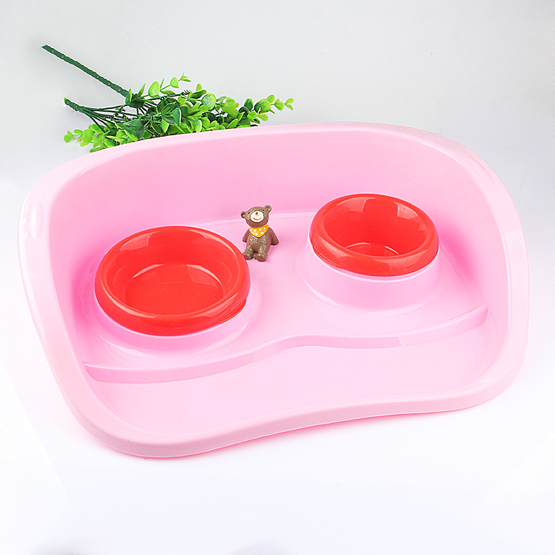 Pet Bowl Pet Supplies Size Dog Basin Pet Double Bowl Rice Bowl Cold-Proof Cover Dog Food Bowl Pet Bowl Pet Supplies Size Dog Basin Pet Double Bowl Rice Bowl Cold-Proof Cover Dog Food Bowl