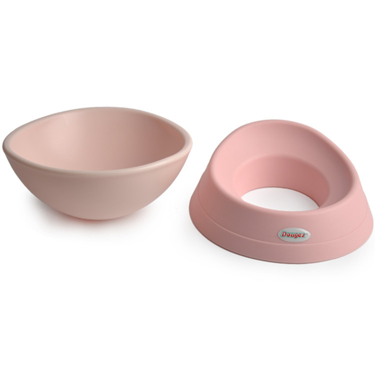 Manufacturer Arbitrary Inclined Pet Bowl Non-Slip Wear-Resistant Plastic Bowl Small Dog Food Basin One Piece Dropshipping