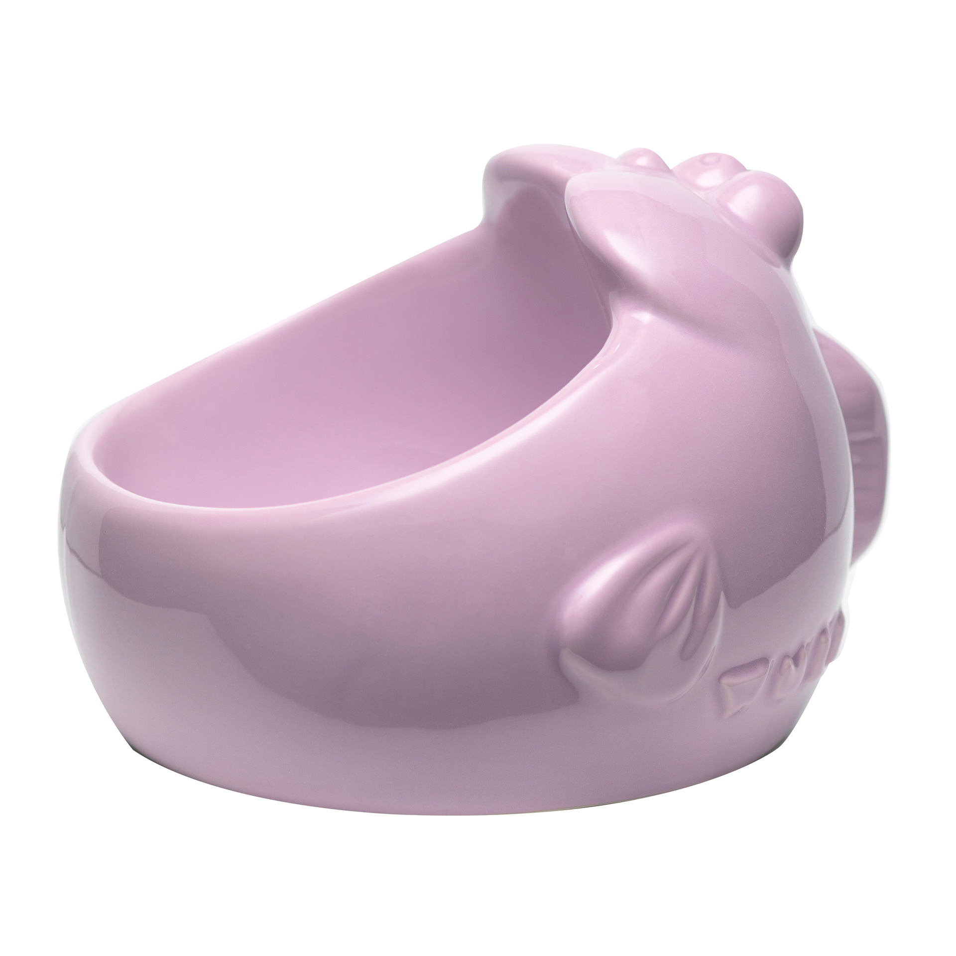 Animal Series Ceramic Pet Bowl Easy to Clean Big Mouth Fish Modeling Cat Bowl Ceramic Pet Food Basin