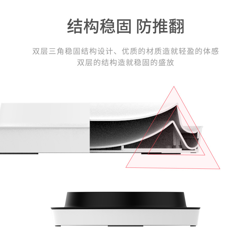 Brand Customized Pet Supplies Chinese Style Reversi Dog Bowl Separated Double Bowl Cat Bowl Anti-Tumble Pet Bowl
