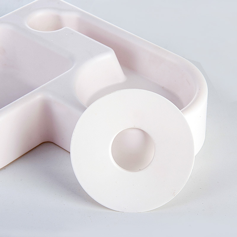 Creative Pet Supplies Pet Bowl Corner Double Bowl Drink Fountain Feeding Bowl Multifunctional Cat Bowl Right Angle Bowl