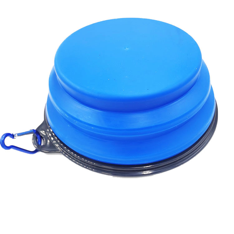 Factory Direct Sales Large TPE Folding Silicone Pet Bowl Dog Bowl Portable Custom Pet Supplies for Drinking outside