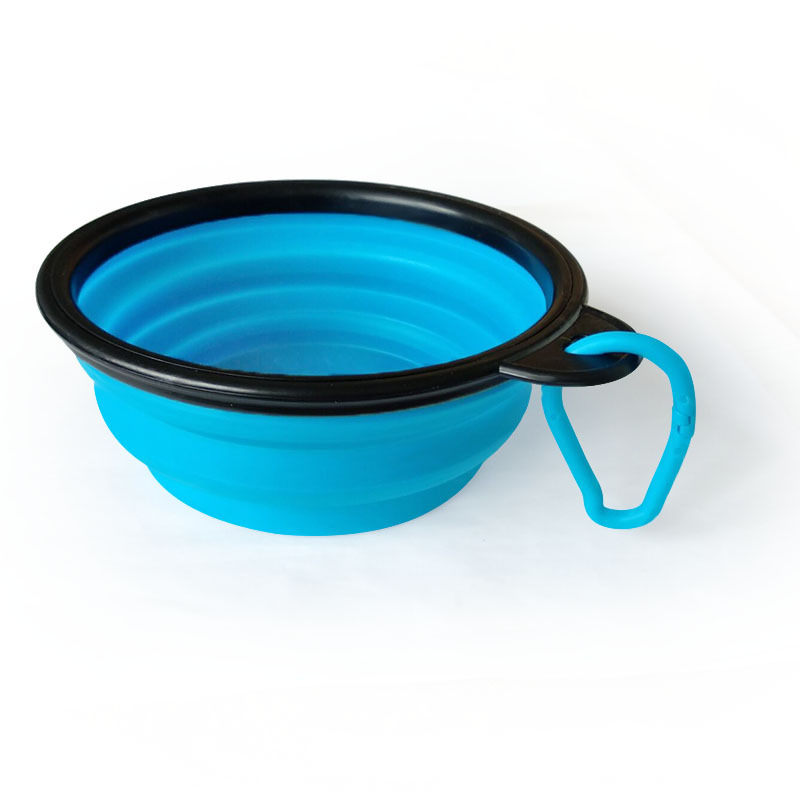 Factory Direct Sales Folding Bowl Dog Outdoor Travel Black Frame Dog Feeder Dog Drinking Water Buckle TPR Anti-Chye Pet Bowl Factory Direct Sales Folding Bowl Dog Outdoor Travel Black Frame Dog Feeder Dog Drinking Water Buckle TPR Anti-Chye Pet Bowl