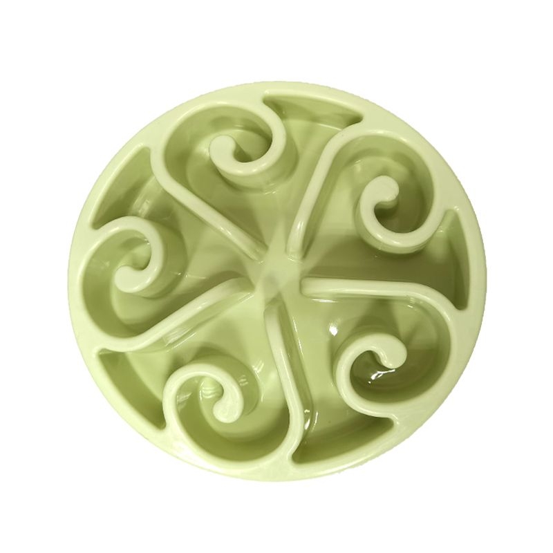 Dog Slow Food Bowl 2021 New Mold Original Factory Direct Sales Pet Bowl Pet Supplies Pp Macaron Color Series