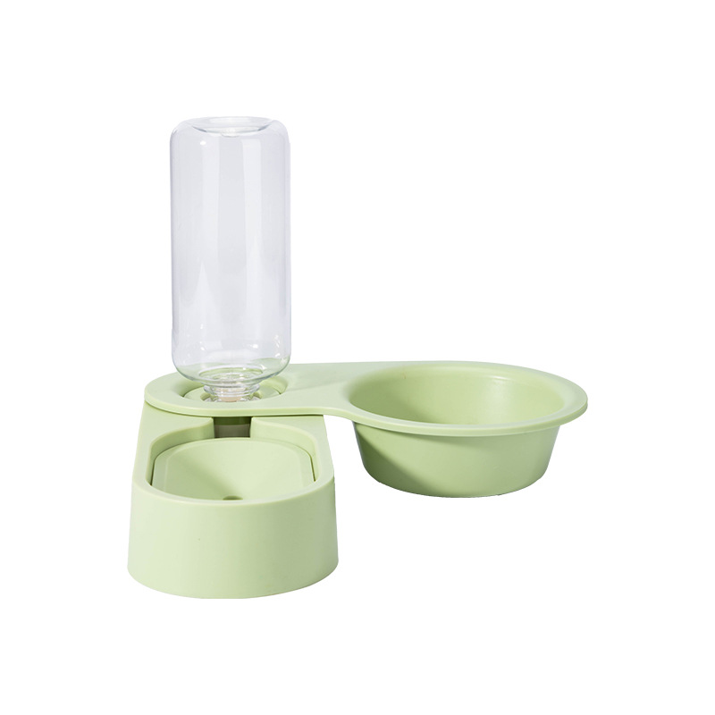 Cat Double Bowl Automatic Pet Bowl Feeder Cat Water Fountain Cat Basin Dog/Cat Bowl Pet Supplies Water Dispenser