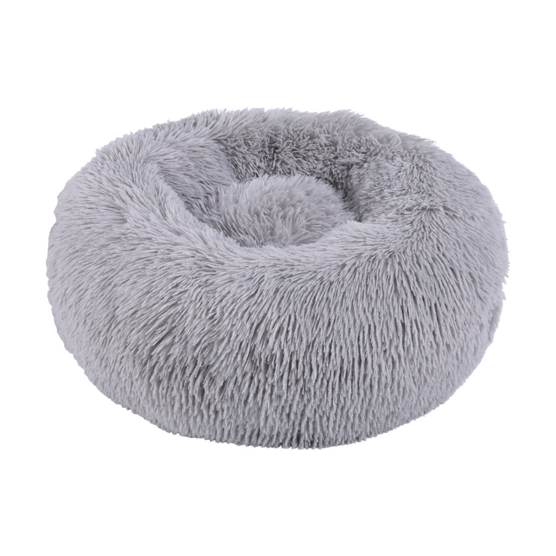 Pet Supplies Cross-Border Doghouse Cathouse round the Shaggy Dog Mat Autumn and Winter Pet Bed Cat Mattress Pet Nest