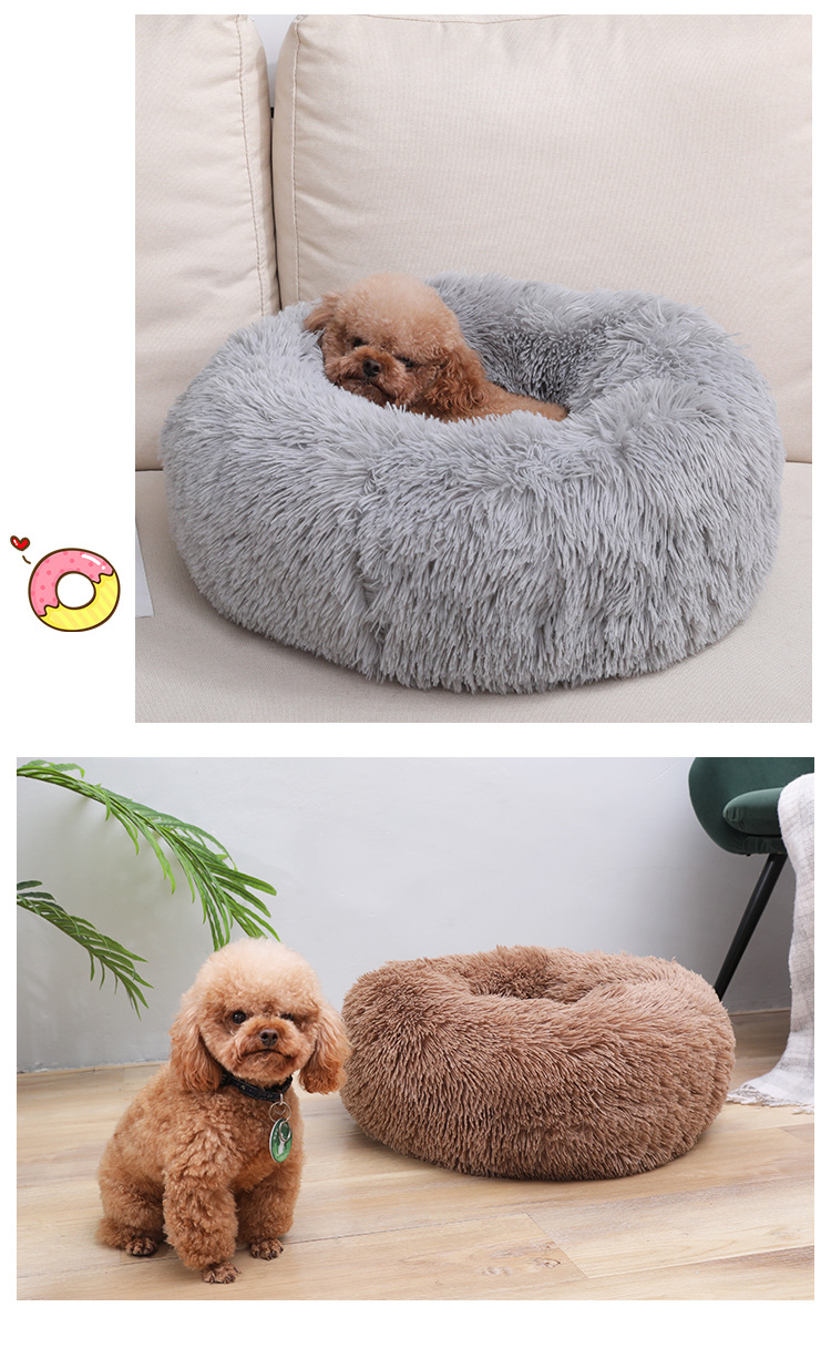 Pet Supplies Cross-Border Doghouse Cathouse round the Shaggy Dog Mat Autumn and Winter Pet Bed Cat Mattress Pet Nest Pet Supplies Cross-Border Doghouse Cathouse round the Shaggy Dog Mat Autumn and Winter Pet Bed Cat Mattress Pet Nest