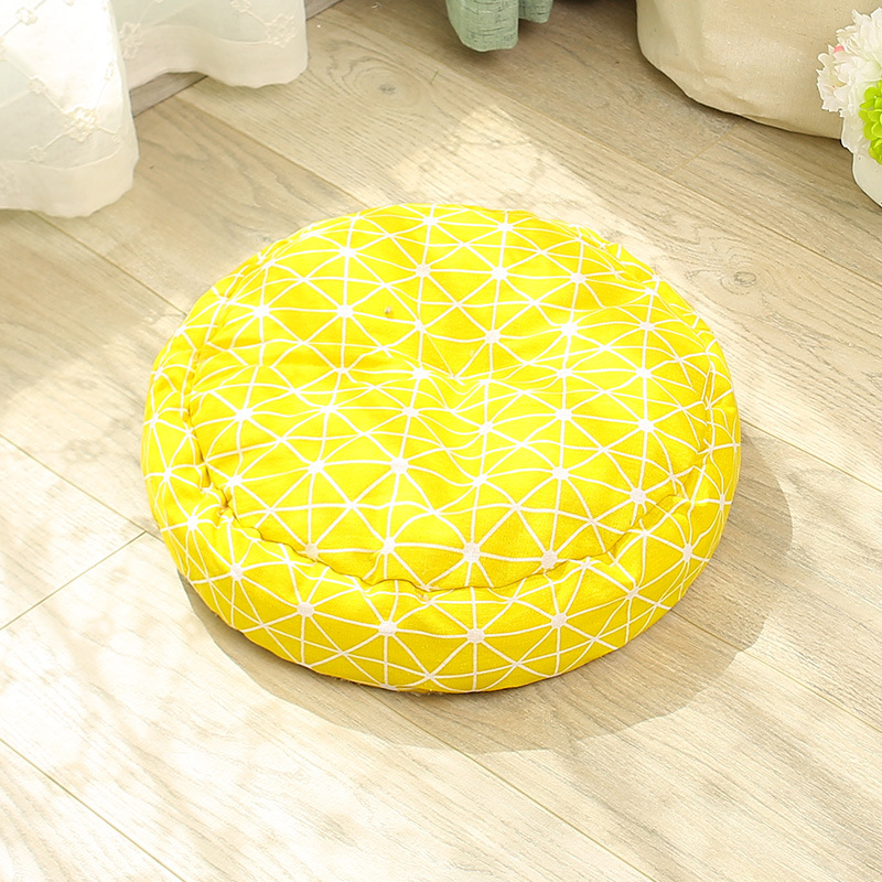 Summer Pet Supplies Breathable Cathouse Doghouse Ice Silk Pet Bed round Cotton Pet Nest Amazon AliExpress Factory Wholesale