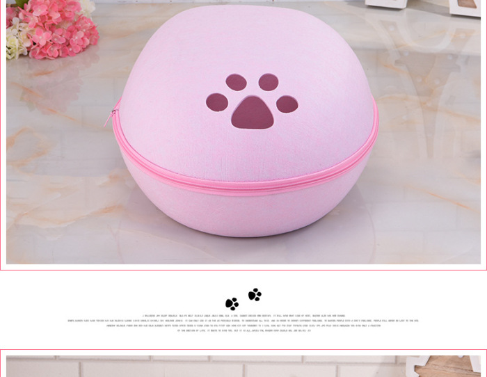 The wholesale creative design of small egg round felt pet nest can be used to remove pet cat litter. The wholesale creative design of small egg round felt pet nest can be used to remove pet cat litter.