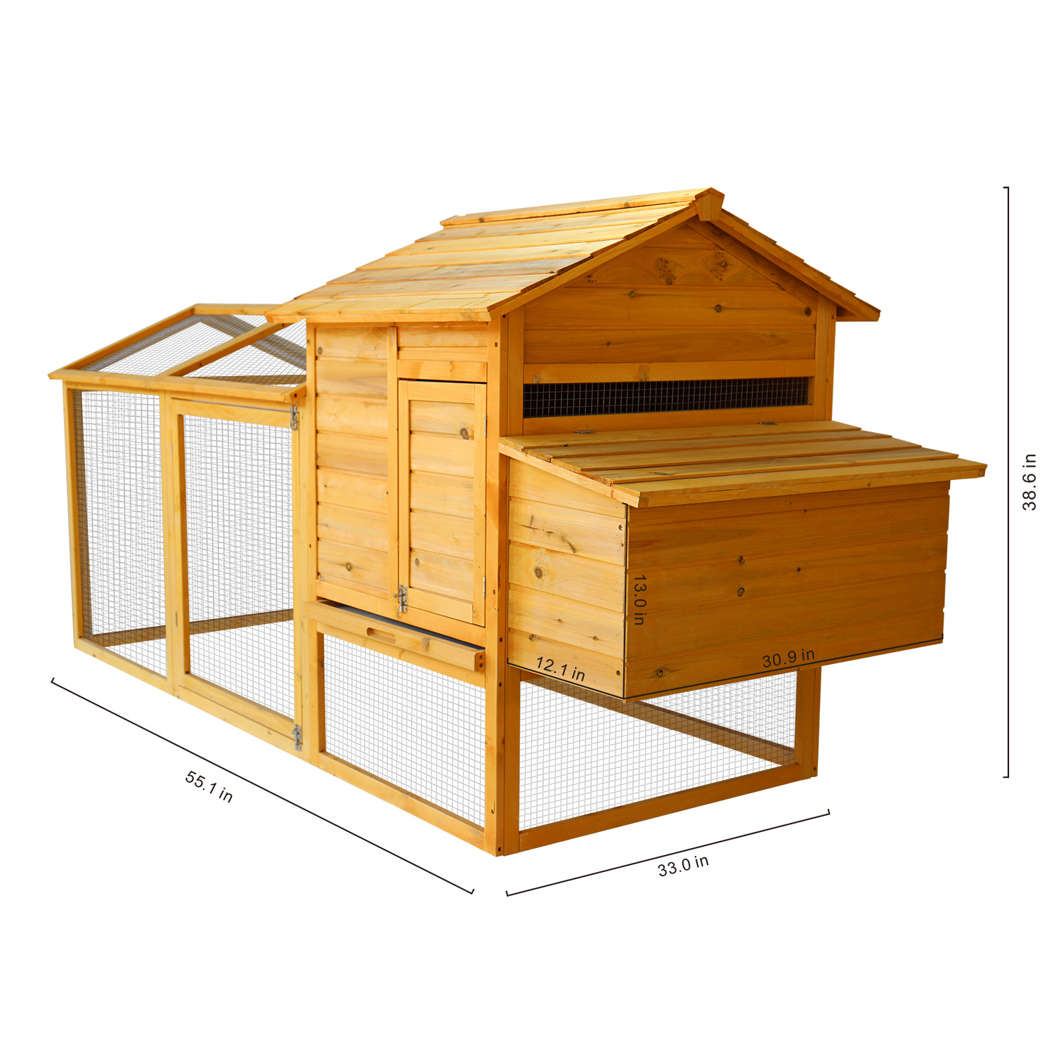 Factory direct selling pet nest wooden house pet dog kennel chicken coop pet wooden cage cage mesh assembly household chicken coop Factory direct selling pet nest wooden house pet dog kennel chicken coop pet wooden cage cage mesh assembly household chicken coop