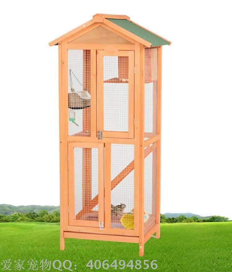 Pet nest bird cage door squirrel cage real wood bird house pigeon cage golden squirrel cage cage