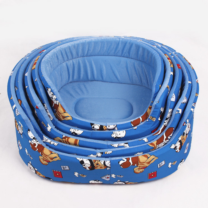 Pet nest straight nest 5 pieces blue.