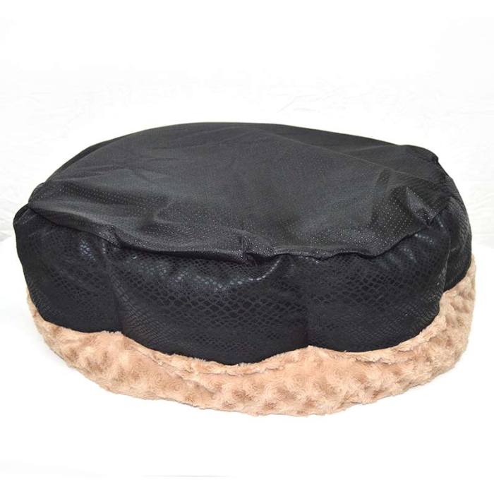 Pet padded pet nest spirals.