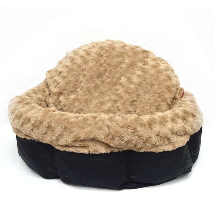 Pet padded pet nest spirals.