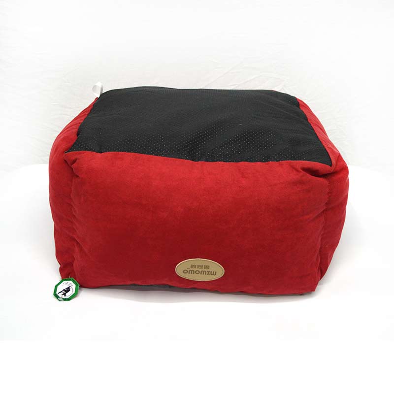 Pet red superior feel high elastic comfortable pet nest mat.
