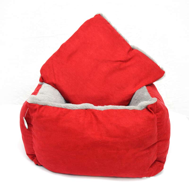 Pet red superior feel high elastic comfortable pet nest mat.