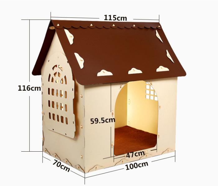 Environment-friendly dog house general can clean pet nest durable comfortable golden retriever cage. Environment-friendly dog house general can clean pet nest durable comfortable golden retriever cage.
